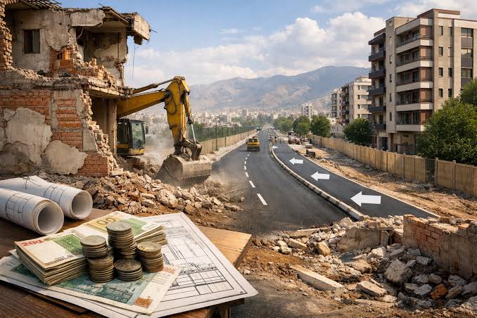 وکیل الزام به پرداخت بهای املاک واقع در طرح های عمومی